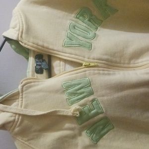 New York Hoodie, Yellow and green 💛 Warm! Large